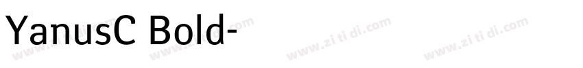YanusC Bold字体转换